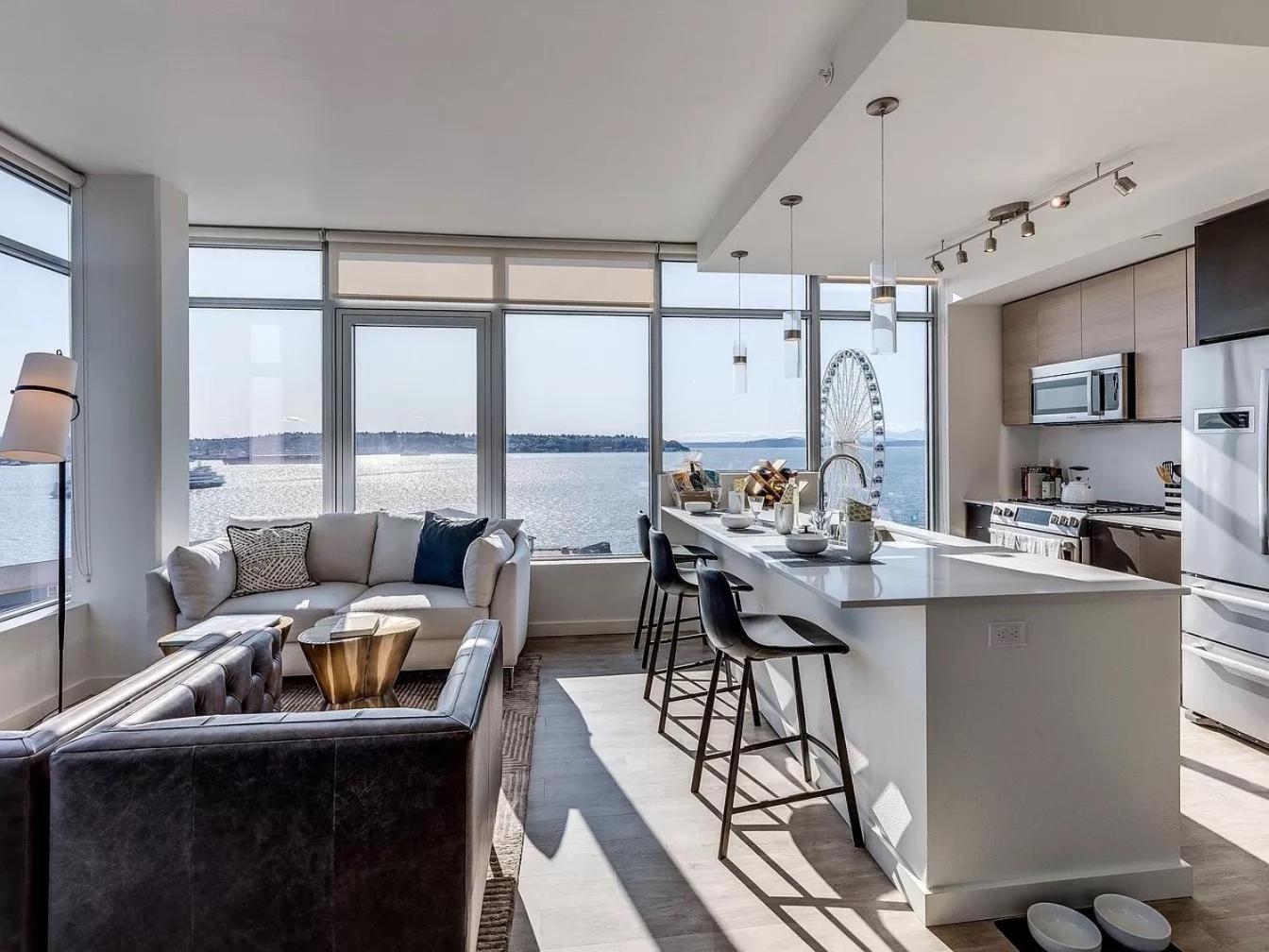 Appartement Luxury 1bedroom 1bath Ferris Wheel Water Views Seattle